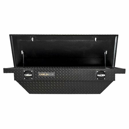 Camlocker 60 in Crossover Tool Box with Rail For Jeep Gladiator JT, Matte Black S60LPBLRLMB